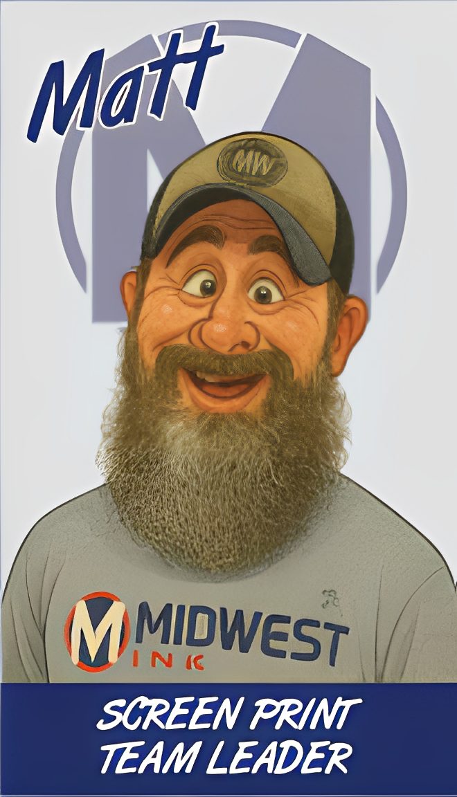 Illustration of a cheerful man with a large beard and cap.